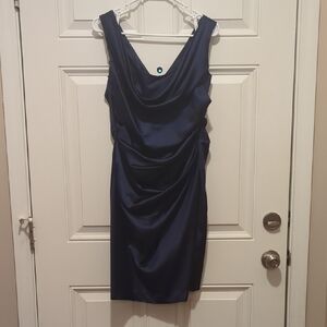 Elegant Navy Blue Dress
